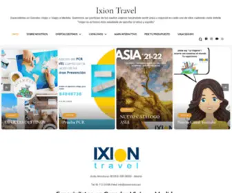 Ixiontravel.com(Ixion Travel) Screenshot