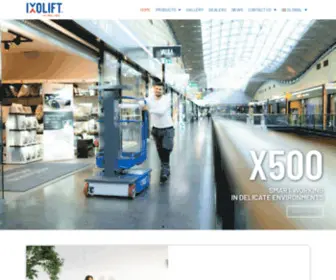 Ixolift.com(The smart and safe alternative to ladders) Screenshot