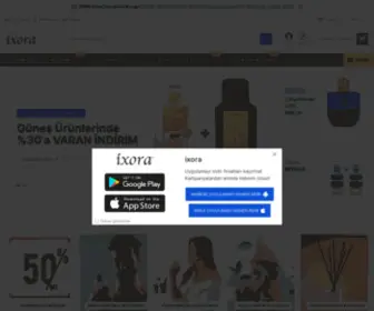 IxoraStore.com(Ixora açık parfüm) Screenshot