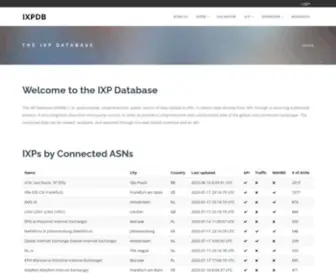 IXPDB.net(IXPDB) Screenshot