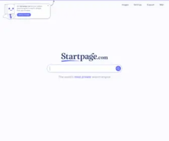 Ixquick.nl(Search and browse the internet without being tracked or targeted. Startpage) Screenshot