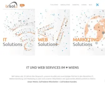 Ixsol.at(Digitalagentur in Wien) Screenshot