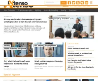 Ixtenso.com(Magazine for Retailers) Screenshot