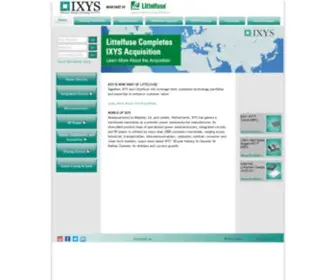 Ixys.com(IXYS CORPORATION) Screenshot