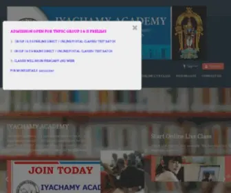 Iyachamy.com(Iyachamy Academy) Screenshot