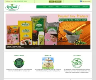 Iyarkaiherbals.com(100% Natural & Organic Super Store) Screenshot