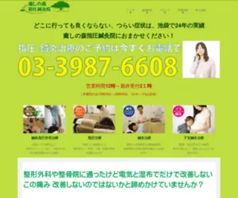 Iyashi.net(肩こり・腰痛・不妊・難病にお悩み) Screenshot