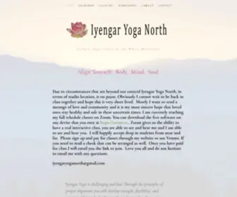 Iyengaryoganorth.com(Iyengar Yoga North) Screenshot