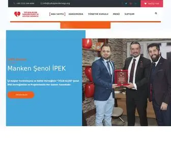 Iyikalplerdernegi.org(İyi Kalpler Yardımlaşma ve Kültür Derneği) Screenshot