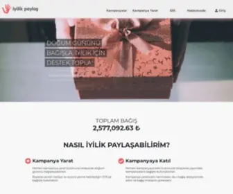 Iyilikpaylas.org(Yilik Payla) Screenshot