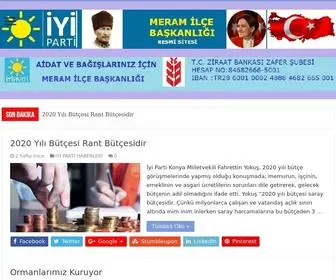 Iyipartimeram.org.tr(İyi Parti Meram İlçe Başkanlığı) Screenshot