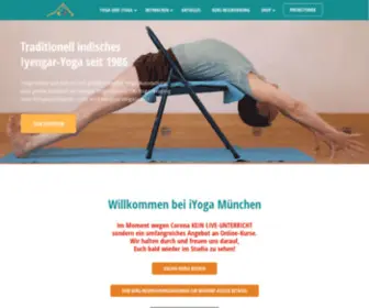 Iyoga.de(Studio für Iyengar) Screenshot