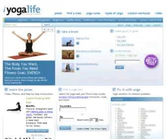 Iyogalife.com(Mind, Body, Get it Together) Screenshot