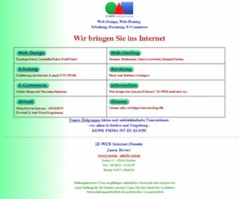 IZ-Web.de(IZ-WEB Internet) Screenshot