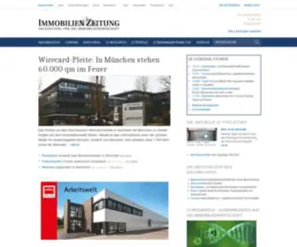 IZ.de(Immobilien Zeitung) Screenshot