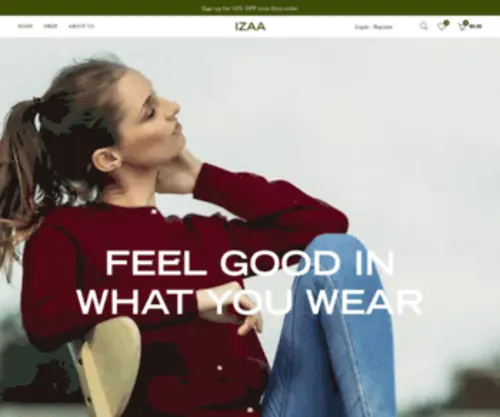 Izaa.eco(Knitwear with a conscience) Screenshot