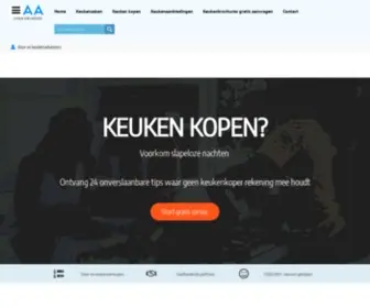 Izaa.nl(Over keukens) Screenshot