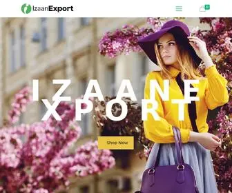 Izaanexport.com(World Class Premium Leather Products) Screenshot
