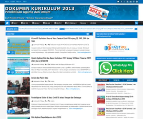 Izalmuslim.com(Dokumen Kurikulum) Screenshot