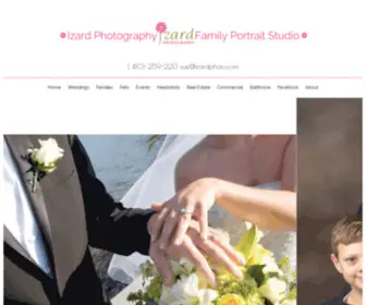 Izardphoto.com(Izard Photography Family Portrait and Wedding Photography Studio) Screenshot