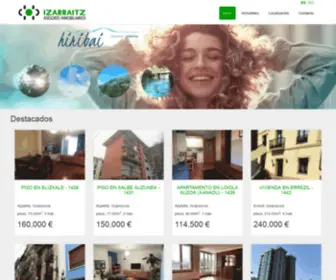 Izarraitz.com(Izarraitz Asesores Inmobiliarios) Screenshot