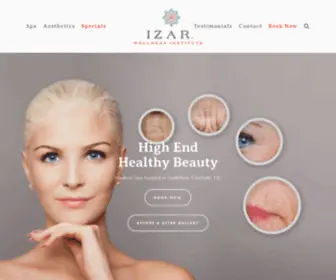 Izarwellness.com(Wellness Medical Spa Center North Carolina) Screenshot