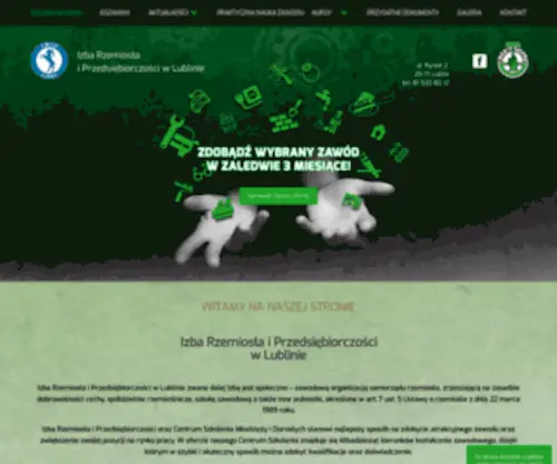 Izba.lublin.pl(Szkoły zawodowe dla dorosłych i kursy) Screenshot