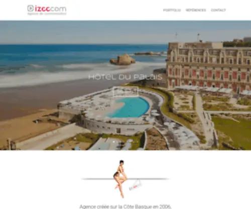 Izeecom.com(Agence de communication) Screenshot