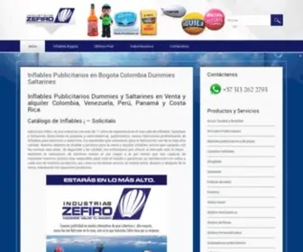 Izefiro.com(Inflables Publicitarios Colombia) Screenshot