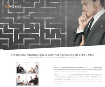 Izen.fr(Société maintenance Infogérance informatique PME sur Marseille) Screenshot