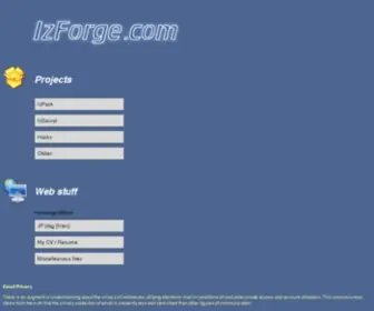 Izforge.com Screenshot