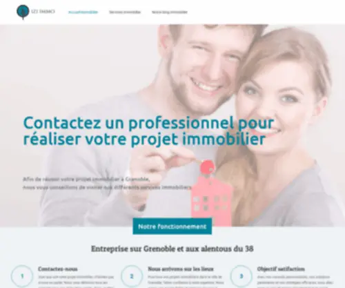 Izi-Immo.net(Conseils immobilier à Grenoble) Screenshot