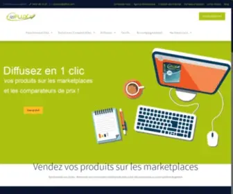 Iziflux.com(Exportez et diffusez votre catalogue produits pour vendre sr les marketplaces) Screenshot