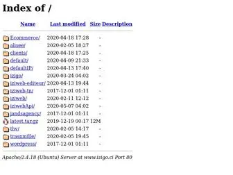 Izigo.ci(HTTP Server Test Page) Screenshot