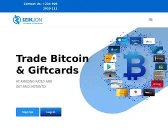 Izikjon.com(Sell gift cards in nigeria) Screenshot