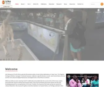 Iziko.org.za(Iziko Museums) Screenshot