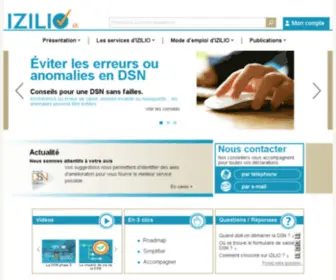 Izilio.com(IZILIO est une plate) Screenshot