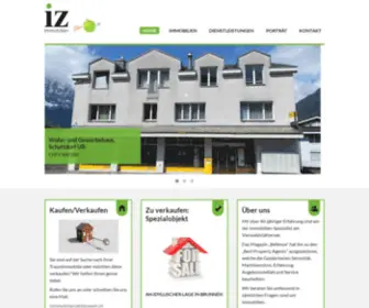 Izimmobilien.ch(Iz Immobilien Treuhand GmbH) Screenshot