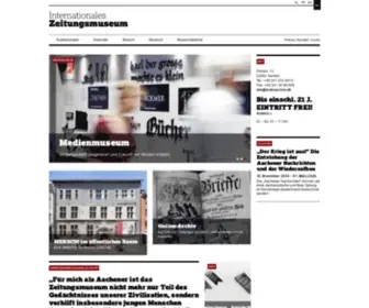 IZM.de(Internationales zeitungsmuseum) Screenshot