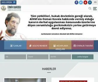 Izmirbarosu.org.tr(Zmir Barosu) Screenshot