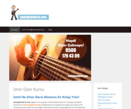 Izmirgitardersi.com(İzmir Gitar Kursu) Screenshot