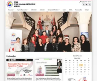 Izmirkadingirisimci.com(İzmir İl Kadın Girişimciler Kurulu) Screenshot