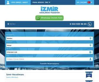 Izmirtransfer.com.tr(Zmir Transfer) Screenshot