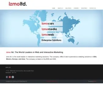 Izmoltd.com(The World Leader in Automotive Solutions) Screenshot