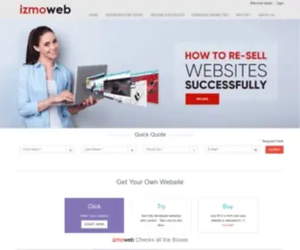 Izmoweb.com(Get Your Small Business Website Today) Screenshot