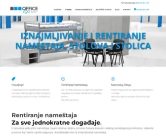 IznajMljivanjenamestaja.rs(Iznajmljivanje Rentiranje namestaja Stolova Stolica) Screenshot