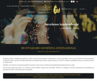 Iznenadjenje.com(MI STVARAMO SAVRŠENA IZNENAĐENJA) Screenshot