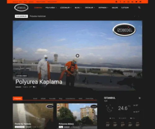 Izobedelpolyurea.com(İZOBEDEL) Screenshot