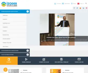 Izoder.org.tr(İZODER) Screenshot