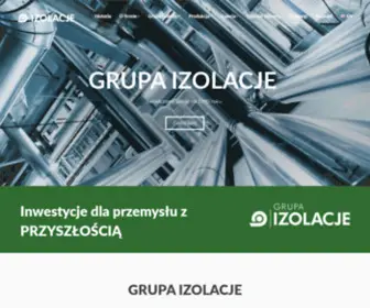 IzolacJe.gda.pl(Izolacje termiczne) Screenshot